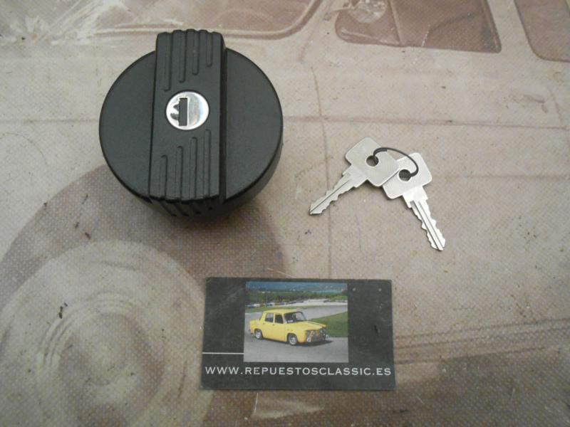 T80 TAPON DEPOSITO COMBUSTIBLE CON LLAVE CITROEN LNA, VISA II, PEUGEOT 205, 305, 505, TALBOT SAMBA