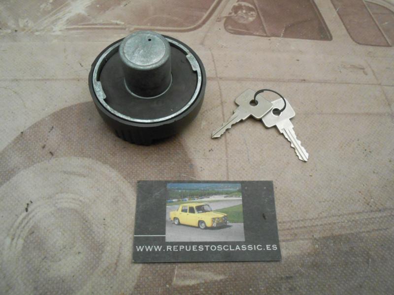 T80 TAPON DEPOSITO COMBUSTIBLE CON LLAVE CITROEN LNA, VISA II, PEUGEOT 205, 305, 505, TALBOT SAMBA