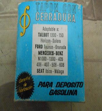 T84 TAPON DEPOSITO COMBUSTIBLE CON LLAVE TALBOT, FORD, SEAT, MERCEDES