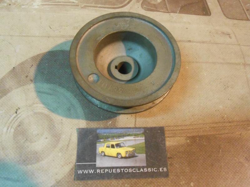 POLE82 POLEA BOMBA AGUA SIMCA 1000, FAE 424, REF. 55111.1 (DIAMETRO 102mm, EJE 15mm, LARGO 28mm, ALTURA 52mm)
