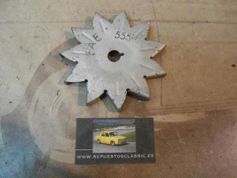 POLE90 ASPAS VENTILADOR ALTERNADOR RENAULT 12, SIMCA 1200, FAE 555, FEMSA 18505-1 (128mm)