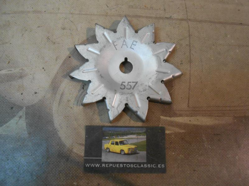 POLE91 ASPAS VENTILADOR DINAMO RENAULT 8, 10, DAUPHINE, AUSTIN MINI, MORRIS, LAND ROVER, DKW, EBRO, SEAT, FAE 557, FEMSA 21805-1