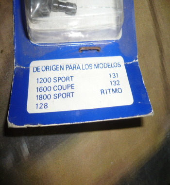 JUEGO LIMPIAS SEAT 124 SPORT, 131, 132, 1200 SPORT ORIGINALES SE