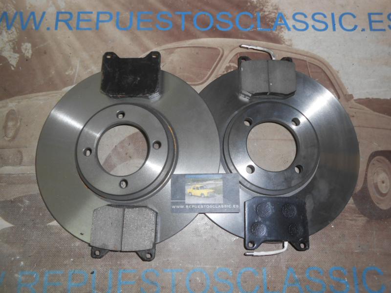 FZ613145K P1 KIT DISCOS FRENO DELANTERO CON PASTILLAS TALBOT 180