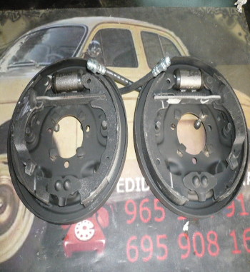 CONJUNTO FRENOS TRASEROS PREMONTADOS RENAULT 8, 10, DAUPHINE.