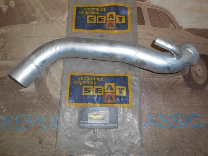 MA219 TUBO LLENADO DEPOSITO GASOLINA ORIGINAL SEAT 124 FAMILIAR, REF. FJ10401200