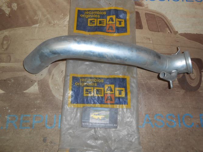 MA219 TUBO LLENADO DEPOSITO GASOLINA ORIGINAL SEAT 124 FAMILIAR, REF. FJ10401200