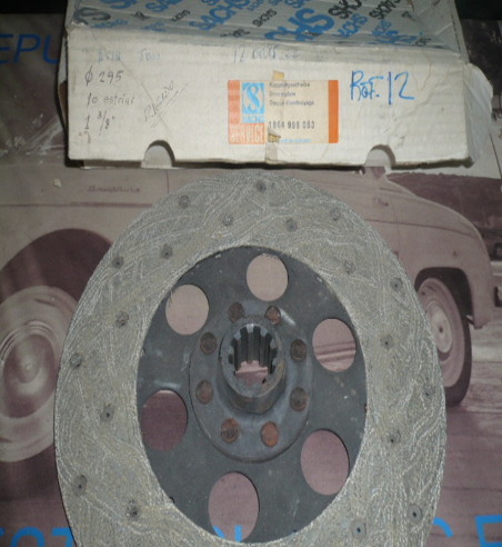 DEi92P2 DISCO EMBRAGUE RIGIDO AVIA 5000, DIAMETRO 295x10x35,5