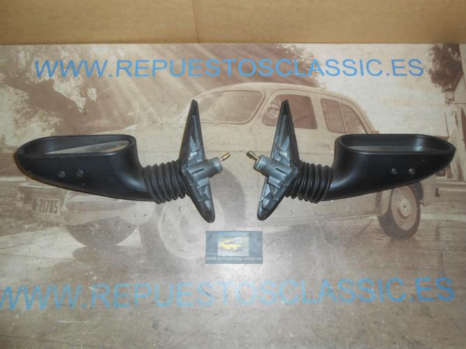 RET212 JUEGO RETROVISORES EXTERIORES PEUGEOT 205 GTI, CON MANDO INTERIOR