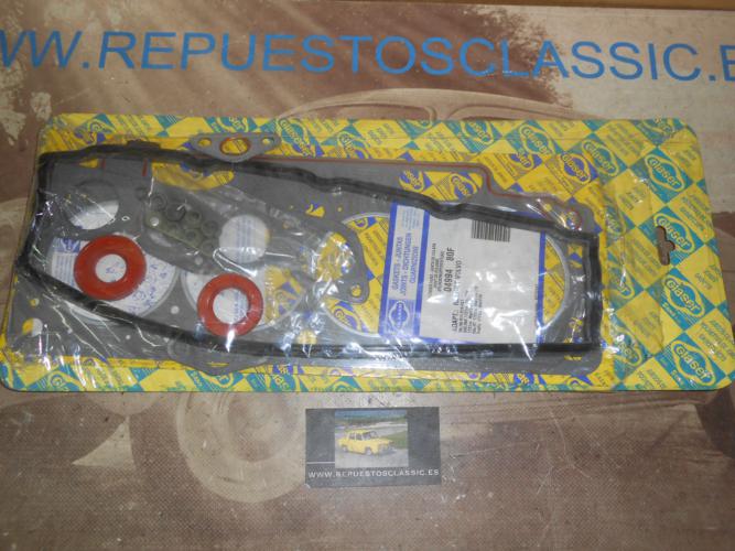JM13 JUEGO JUNTAS CULATA SUPERCINCO, 9, 11, 19, 21, CLIO, TRAFIC, VOLVO 340, 360, MOTOR 1721cc (2FN, FN3, F1N) INCLUYE RETENES, 