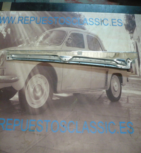 EMBELLECEDOR CORREDERA PUERTA TRASERA IZQUIERDA RENAULT 8, 10