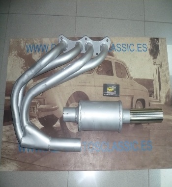 COLECTOR 4-1 Y SILENCIOSO SIMCA 1000 MOTOR 349, PREPARACIONES CON MOTORES HASTA 1600 cc RPT SPORT