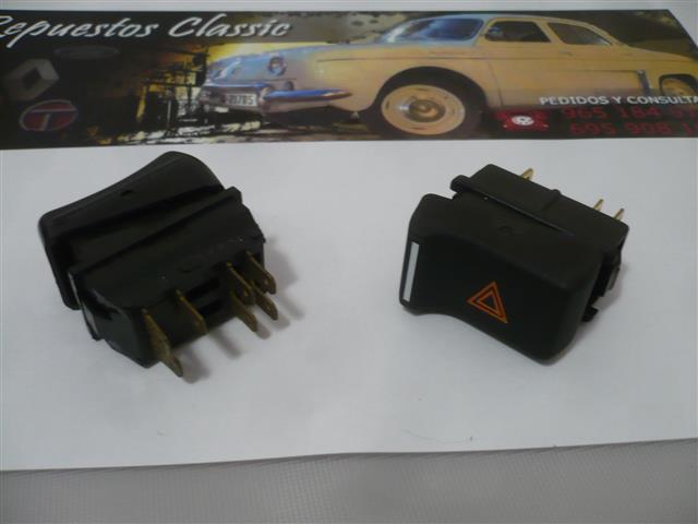 C00 6111 INTERRUPTOR WARNING RENAULT 4, 5, ALPINE, TURBO, 14, 18, 20, 30, TRAFIC