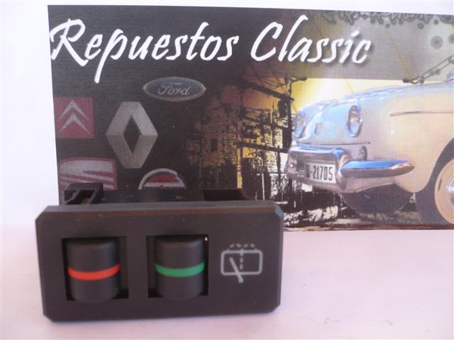 C01 6472 INTERRUPTOR LIMPIA SEAT RITMO, FIAT RITMO NEGRO SALPICADERO AZUL