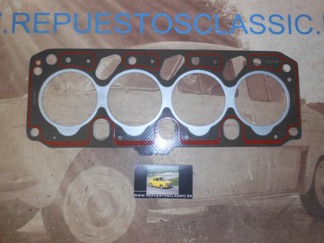 JM181 JUNTA CULATA FORD FIESTA, ESCORT, ORION 1.6D 84->89 REF. 08045B (ESPESOR 1,47mm. 2 MUESCAS)