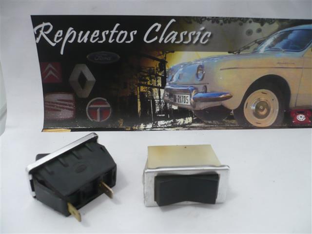 C03 6218 INTERRUPTOR SIN SIMBOLO CON RETROCESO RENAULT 4, 5, 6, 7, 8, 10, 12