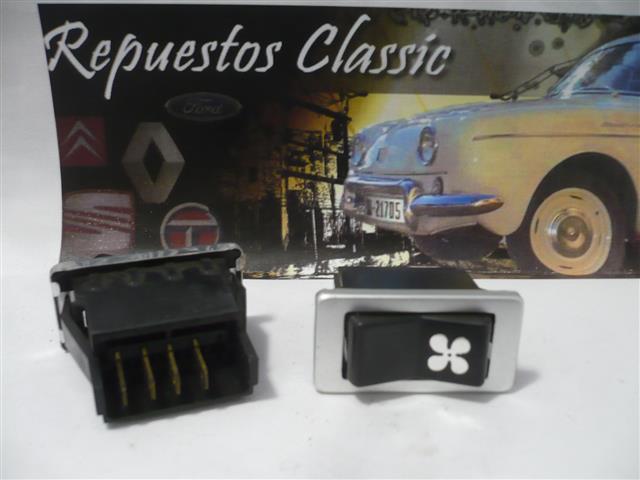 C03 6233 INTERRUPTOR CALEFACCION 2 VELOCIDADES RENAULT 4, 5, 6, 7, 12 DESDE 1979, LAND ROVER, PEUGEOT 504