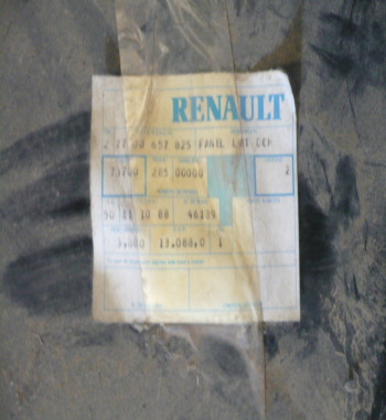ALETA TRASERA DERECHA RENAULT 5 ORIGINAL RENAULT 5 PUERTAS