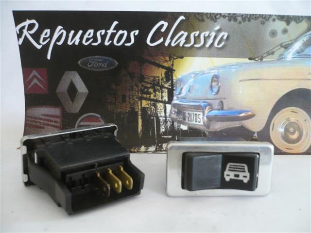 C03 6265 INTERRUPTOR LUNETA TERMICA RENAULT 4, 5, 7, 12, 14, 18 DESDE 1979