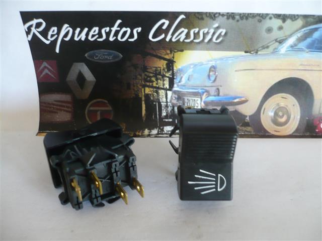 C04 6409 INTERRUPTOR LUCES SEAT 124, 124 SPORT 1800, 131 L 1975