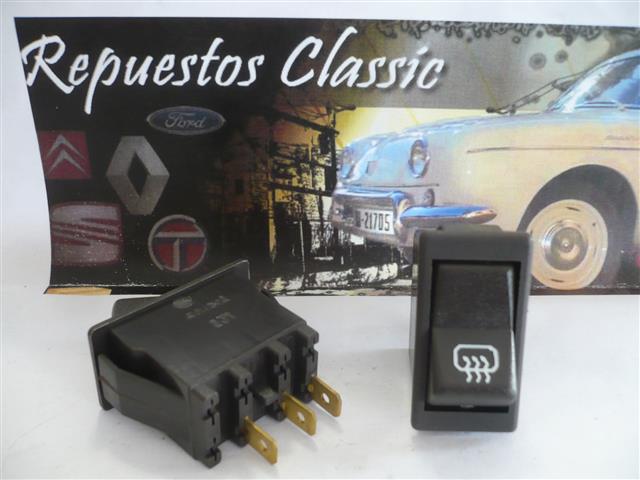 C04 6458 INTERRUPTOR LUNETA TERMICA NEGRO SEAT PANDA, SUZUKI SAMURAI