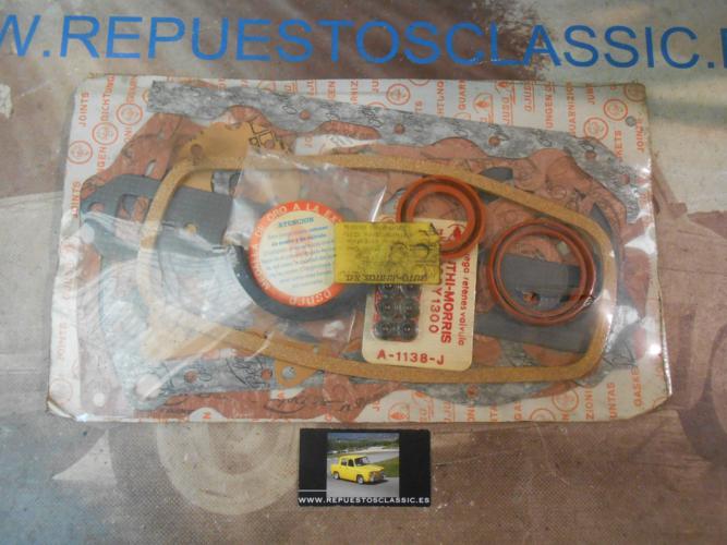 JM208 JUEGO JUNTAS MOTOR AUSTIN MORRIS VICTORIA INNOCENTI MG MINI 1300 REF. 50000200