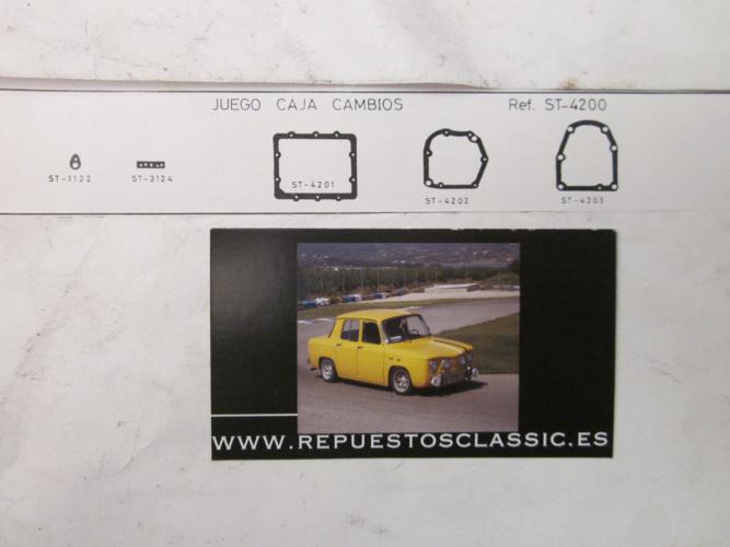 JM238 JUEGO JUNTAS CAJA CAMBIOS SEAT 1500 REF. ST4200
