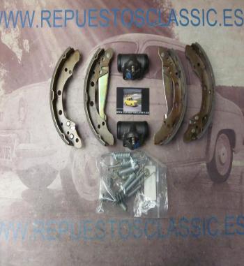 KT01-6087799 KIT FRENO TAMBOR TRASERO SEAT IBIZA, CORDOBA, TOLEDO VOLKSWAGEN GOLF, JETTA, POLO, SCIROCCO (180x30 - 17,4mm)