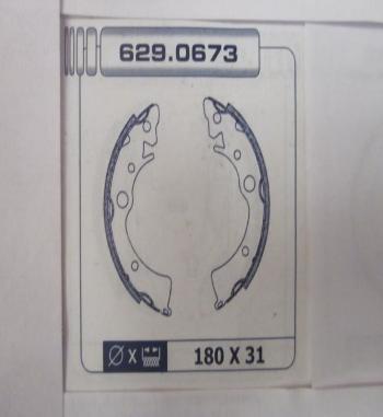 KT15-6088152 KIT FRENO TAMBOR TRASERO ROVER 200 85>89, HONDA CIVIC III/IV >89 (180x30)