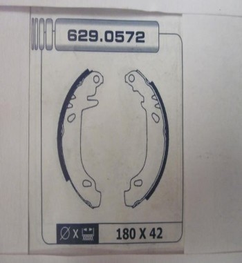 KT24-6087818 KIT FRENO TAMBOR TRASERO RENAULT SUPERCINCO (B/C/S40) 84->96 (180x42mm)