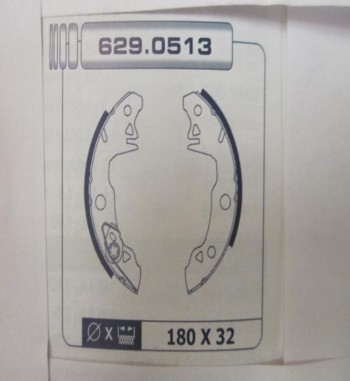 KT27-6087848 KIT FRENO TAMBOR TRASERO RENAULT 14, 18, FUEGO, PEUGEOT 104, CITROEN LNA (180x42mm)