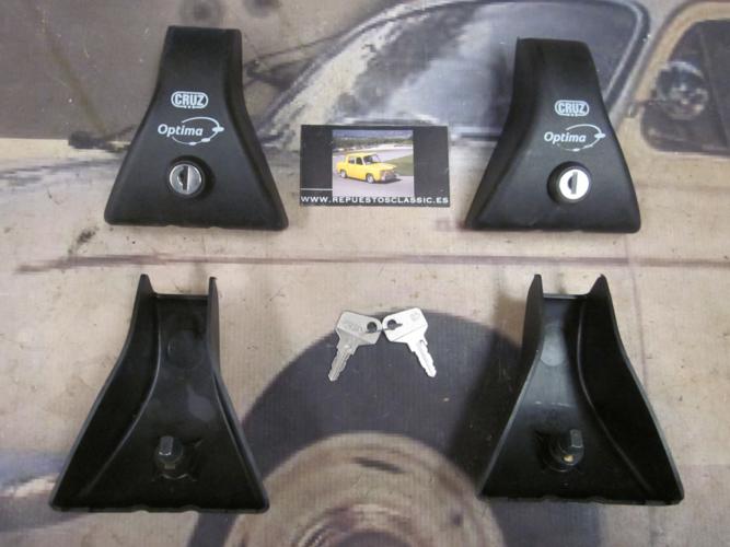 BAC44 17300 - 931000 KIT BASIC JUEGO TAPAS ANTIRROBO CIERRE CON LLAVE BACA-BARRAS DE TECHO CRUZ
