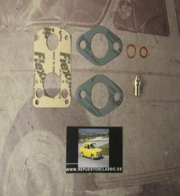 S317 SUPER KIT CARBURADOR SOLEX 28 IBT RENAULT DAUPHINE
