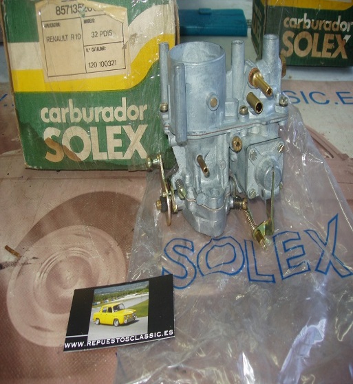 CS-47 CARBURADOR SOLEX 32 PDIS RENAULT 10, CARAVELLE, FRAGATE