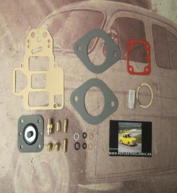 W321 SUPER KIT CARBURADOR WEBER 40 DCOM, ALFA ROMEO 75, 90, PEUGEOT 205 RALLY