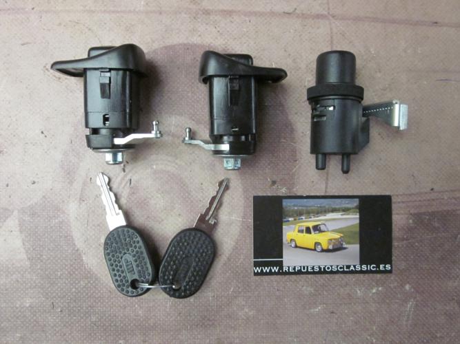 CM75 8595 CONJUNTO CERRADURAS PUERTAS Y MALETERO SEAT PANDA, MARBELLA