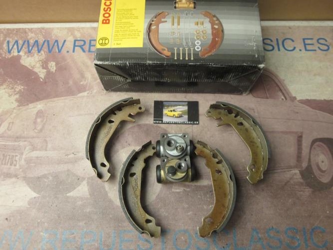 354P3 BOSCH 0204113509 KIT PRO FRENO TRASERO RENAULT 19, 21, CLIO (180x40mm - BOMBIN 22mm) - VILLAR 6087934