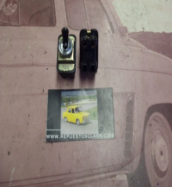 C00 IP8-6 INTERRUPTOR LUZ DE CUADRO Y LIMPIAPARABRISAS SEAT 600 D, E, L