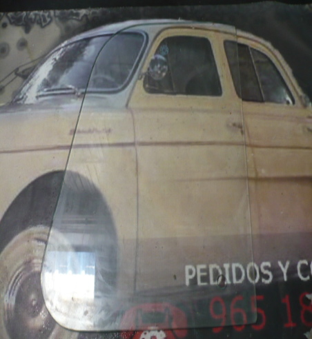 CRISTAL DESLIZANTE PUERTA TRASERA BLANCO RENAULT 8, 10.