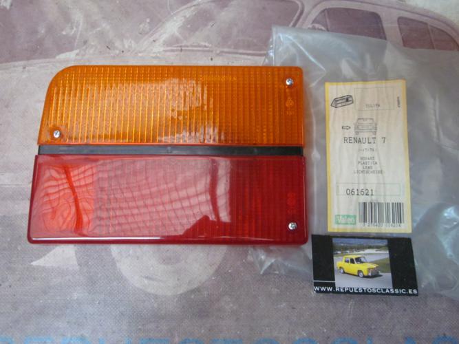 IRE126* TULIPA PILOTO TRASERO IZQUIERDO RENAULT 7 1ª SERIE CIBIE - VALEO 061621 MOLDURA NEGRA