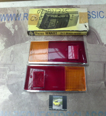 OR315 JUEGO TULIPAS PILOTOS TRASEROS  RENAULT 10 ORIGINAL RENAULT