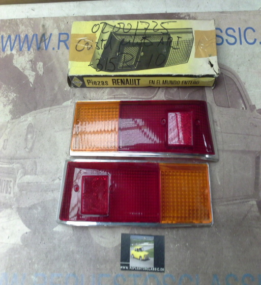 OR315 JUEGO TULIPAS PILOTOS TRASEROS  RENAULT 10 ORIGINAL RENAULT