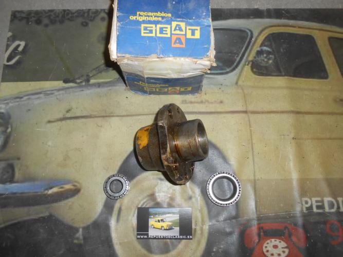 BUJ28 BUJE RUEDA DELANTERO ORIGINAL SEAT 132 CON RODAMIENTOS