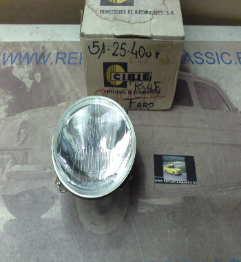 IRE444 OPTICA FARO CIBIE FOCO EUROPEO RENAULT 4, 6, 8, 10