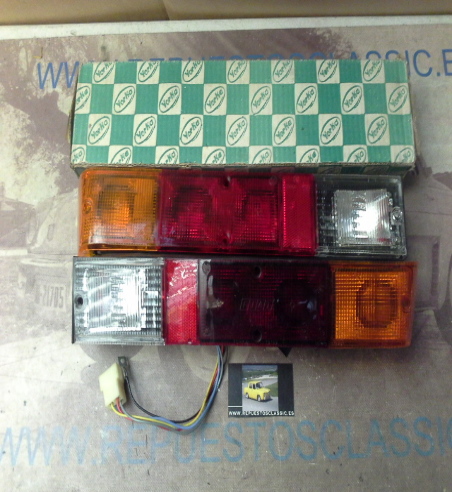 ISE606* JUEGO PILOTOS TRASEROS CON MARCHA ATRAS SEAT RITMO