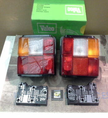 IC228P6 JUEGO PILOTOS TRASEROS CITROEN BX ->89, VALEO 082064/082065