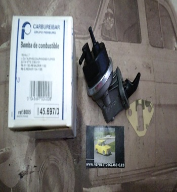 BC80 BOMBA GASOLINA  RENAULT  4CV, DAUPHINE, RENAULT 8, 10, 4, 5, 6, 7, 12