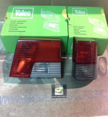 IP128P3 JUEGO PILOTOS TRASEROS LADO DERECHO PEUGEOT 405 BREAK, VALEO 083634/083637