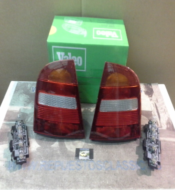 ISE777 P12 JUEGO PILOTOS TRASEROS SKODA OCTAVIA I 96->, VALEO 086594/086595