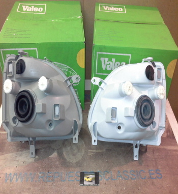 IOP26 JUEGO FAROS H4 OPEL AGILA A 00->07, SUZUKI WAGON R II/III 00-05, VALEO 087685/087686